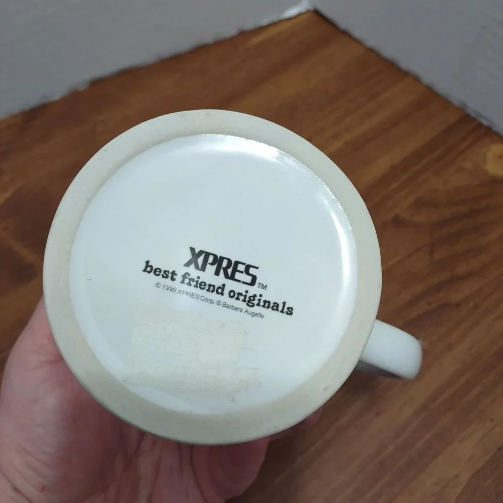XPRES x Barbara Augello Best Friend Orignal Cocker Spaniel 2D dog white‎ mug 4